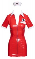 Vorschau: Lack Krankenschwester Kleid