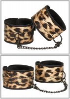 Vorschau: Leopard Wilde Leidenschaft – Leopard Print Bondage-Set mit Flogger