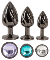 Vorschau: Luxuriöses Metal Butt Plug Set – Analtraining mit Stil