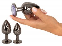 Vorschau: Luxuriöses Metal Butt Plug Set – Analtraining mit Stil