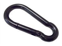 Karabiner 8 cm schwarz