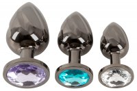 Vorschau: Luxuriöses Metal Butt Plug Set – Analtraining mit Stil