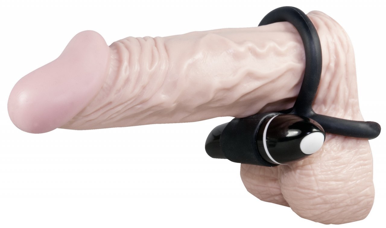 Penis-Hodenring mit Vibration Ø 4 und 4,5 cm