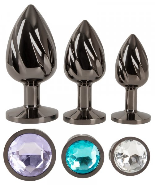 Luxuriöses Metal Butt Plug Set – Analtraining mit Stil